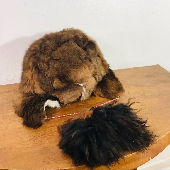 Other - Gorgeous Viking style unisex real fur winter hat